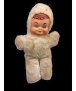 Vintage Rubber Face Baby Doll Stuffed Plush Toy Union Made 1950s 1960s S... - $629.71 MXN