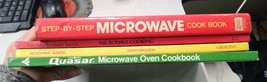 Lot of 4 VTG Microwave Cookbooks: BHG, KTS, Judith Ferguson, and Quasar Oven - £22.66 GBP