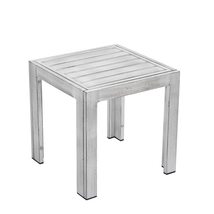 LeisureMod Modern Weather-Resistant Aluminum Side Table, Square End Tabl... - $2,151.23 MXN