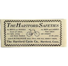 Hartford Cycle Co Bicycles 1894 Advertisement Victorian Safeties #2 ADBN1w - £11.78 GBP
