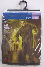 NIP NEW Fun World Boys 3 Pc Dark Zombie Tattered Fabric Halloween Costum... - $9.99