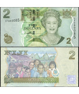 Fiji. Banknote 2 dollars. ND (2007). Unc. Paper. Cat# P.109a - $8.75