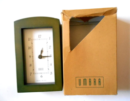 Umbra Green Carriage Clock No Q935GN - $16.82