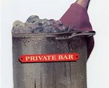 Private Bar Die Cut Champagne Bucket Menu Westin Century Plaza Los Angeles  - £22.10 GBP