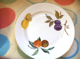 Royal Worcester Evesham Dinner Plate  Floral Fruit Pattern 9 inches - £11.68 GBP