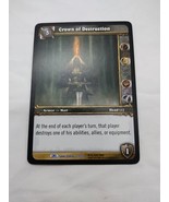 Crown Of Destruction Wow TCG Dark Portal Rare 252/319 - $9.39 CAD