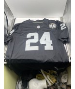LAS VEGAS RAIDERS JOHNATHAN ABRAM #24 XL On Field Football Jersey 60th P... - $1,238.69 MXN
