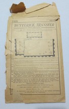 Vintage Butterick 10835 Transfer embroidery pattern Butterfly uncut - £11.79 GBP
