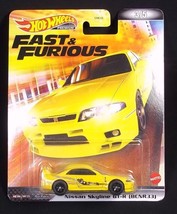 Hot Wheels Premium The Fast &amp; The Furious yellow Nissan Skyline GT-R - £9.67 GBP