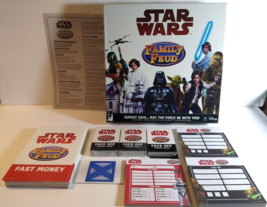 Star Wars Family Feud Card Board Game Science Fiction Themed With Origin... - $13.96