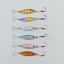 DUODUOYU 6PCS/LOT  Jig Fish Weights 10g/15g/20g/30g/40g Jigging Spoon Fishing Lu - £93.48 GBP