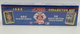 1989 SCORE Baseball 660 Card Set w/56 Magic Motion Cards, Factory Sealed - £13.97 GBP