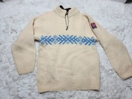 ASA GJESTAL Design Spinners S Nordic Sweater Men&#39;s Fair Isle Knit Wool 1... - $30.94