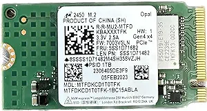 Micron 1Tb 2450 M.2 2242 42Mm Pcie Gen 4 X4 Tlc Pc Nvme Ssd, For Lenovo ... - £159.32 GBP