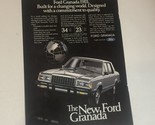 1981 Ford Granada Print Ad Advertisement Vintage Pa2 - £5.44 GBP