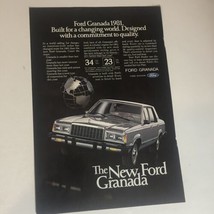 1981 Ford Granada Print Ad Advertisement Vintage Pa2 - £5.43 GBP