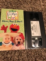 Elmos World - Babies, Dogs &amp; More! VHS Video  - $6.55