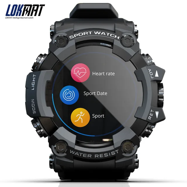 Full Touch Screen Fitness Tracker Smart Watch Men Heart Rate Monitor Blo... - £57.79 GBP