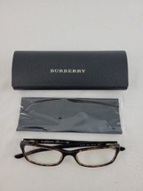 Tortoise Burberry Eyeglass Frames Italy Rectangular Lucite B 2073 3002 5... - $60.00