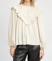 En Saison ellwood blouse in Oyster - size S - £40.72 GBP