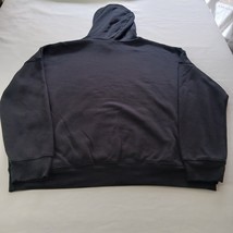 Bella + Canvas Fleece Collection Men's Black Sweatshirt Pullover Hoodie Size XL image 2