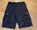 Men&#39;s Regal Wear 2XL (36-38) Black Plaid Accents Cargo Pocket Drawstring... - $11.69