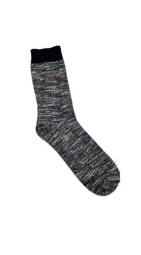 Birkenstock Mens Roma Black Heather Cotton Crew Sock Size US 10-13.5 EU43-46  - $14.01
