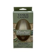 Yankee Candle Electric Home Fragrance Unit Sage &amp; Citrus New In Box - $420.59 MXN