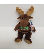 Colorado Souvenir Moose 8&quot; Plush Toy By Mary Meyer, 2003, New w/ Tags - £11.62 GBP