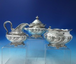 Richelieu by Tiffany and Co Sterling Silver Sugar Creamer Waste Set 3pc (#5346) - £2,431.61 GBP