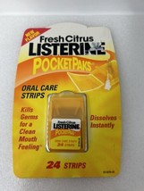 Listerine PocketPaks Fresh Citrus 24 Breath Strips Pack - £22.55 GBP