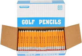 Rarlan Golf Pencils with Erasers, 2 HB, Pre-Sharpened, 200 Count Classpack - $37.99