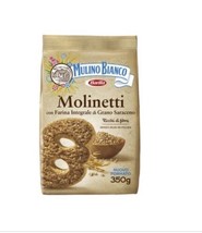 Mulino Bianco Molinetti Breakfast Italian Cookies 12.35oz (PACKS OF 4) - £38.82 GBP