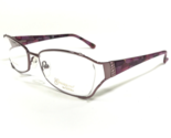 Safilo Eyeglasses Frames EMOZIONI 4346 0NEH Purple Crystals Semi Rim 52-... - $54.44