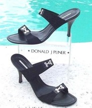 Donald Pliner Couture Mesh Bra Hook Sandal Shoe New 11 Patent Leather $235 NIB - $82.25