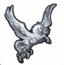 FLYING PEGASUS WITH WINGS  PATCH P8370 NEW jacket BIKER EMBROIDERIED FAN... - $9.49