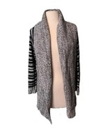 Lumiere Cardigan Black/White Open Soft Luxury Casual Comfort  - €11,96 EUR