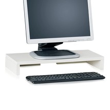 Way Basics TV PC Desktop Modern Computer Monitor Stand Screen Riser (Tool-Free A - £34.36 GBP