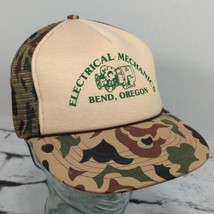 Electrical Mechanics Bend Oregon Camo Vintage Snapback Hat Adjustable Ba... - $19.79