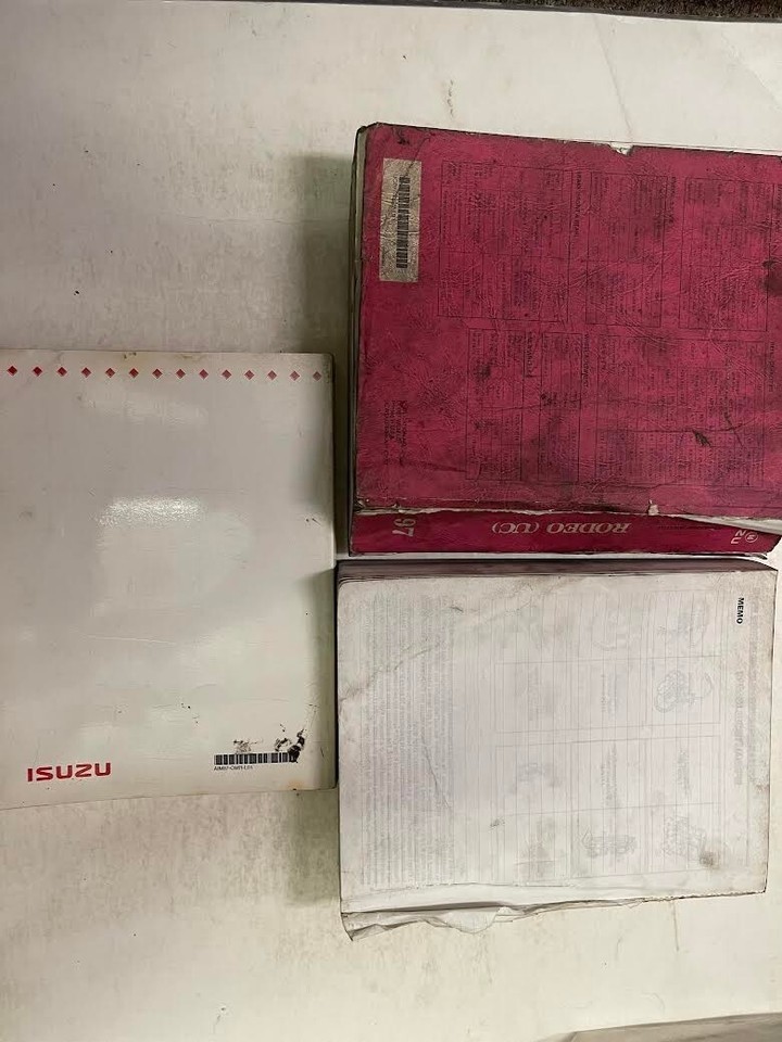 1997 ISUZU RODEO Service Repair Shop Manual Set W Driveability Bulletin + Refere Item image 2