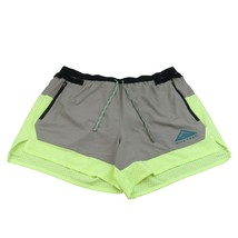 Nike Flex Stride Mens Trail Running Shorts Size XL TALL Lime Grey NEW CZ... - £35.26 GBP