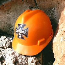 MSA Safety Orange Size Medium  V-Gard Construction Hard Hat W/Ratchet Su... - $263.63 MXN