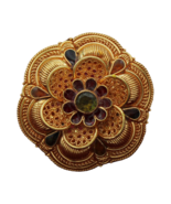 22 karat higher gold stone jewellery armor ring size us 13 for uncles - €1.243,59 EUR