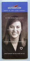 Southwest Airlines Flight Schedules / Time Table 2007 - $11.88