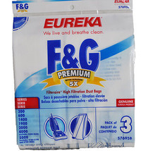 Eureka Premium Vacuum Bags Style F &amp; G Premium, 3 Per Pack - £12.54 GBP
