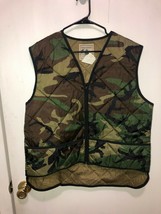 Northwest Territory Mens Camo Vest Huntin Fishing Outdoors SZ Medium Ful... - £12.45 GBP