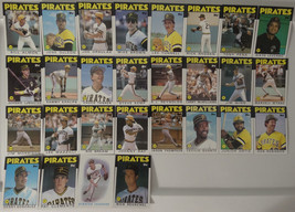 1986 Topps Pittsburgh Pirates Team Set of 28 Baseball Cards - £4.79 GBP