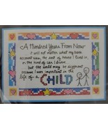 Sampler Love Embroidery Kit Dimensions RARE Hundred Years Nursery Motto ... - £18.04 GBP