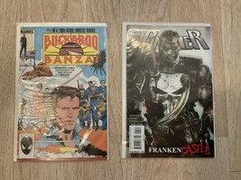 VTG Lot of 2 Marvel Comics Buckaroo Banzai 1984 Punisher Frankencastle 2010 - £19.91 GBP