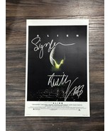 ALIEN MOVIE POSTER 11x17 SIGNED &amp; AUTHENTICATED with COA - £109.65 GBP